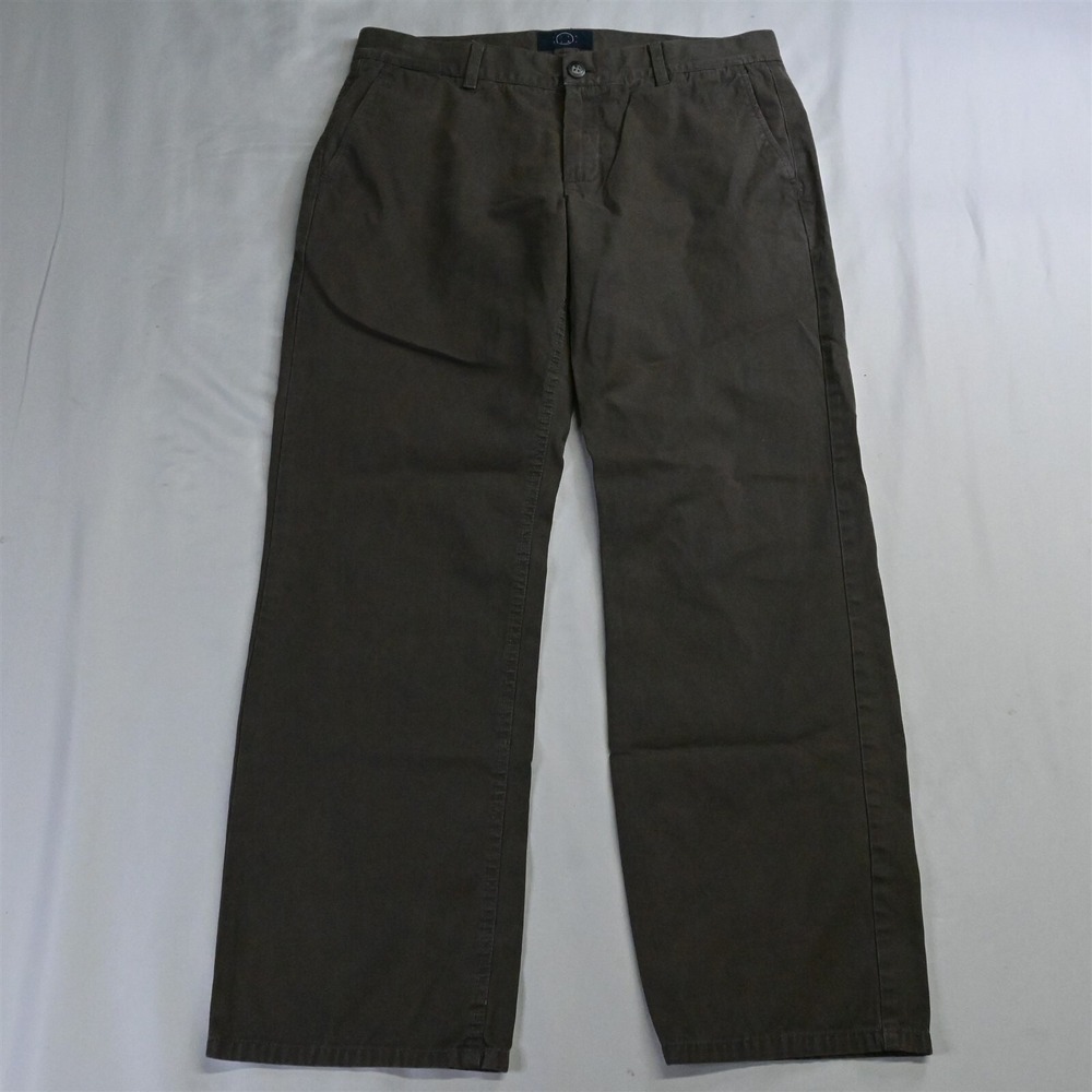 Eventide 32 x 30 Brown Relaxed Fit Chino Pants